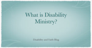 Disability Ministry