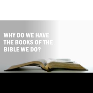 Why Do We Have the Books of the Bible We Do?